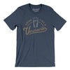 Drink Like a Vermonter Men/Unisex T-Shirt-Heather Navy-Allegiant Goods Co. Vintage Sports Apparel