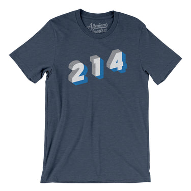 Dallas 214 Area Code Men/Unisex T-Shirt-Allegiant Goods Co. Vintage Sports Apparel