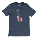 Delaware American Flag Men/Unisex T-Shirt-Allegiant Goods Co. Vintage Sports Apparel