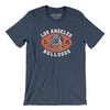 Los Angeles Bulldogs Football Men/Unisex T-Shirt-Heather Navy-Allegiant Goods Co. Vintage Sports Apparel