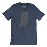 Indiana Pride State Men/Unisex T-Shirt-Allegiant Goods Co. Vintage Sports Apparel