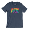Austin Texas Pride Men/Unisex T-Shirt-Navy Heather-Allegiant Goods Co. Vintage Sports Apparel