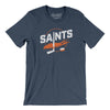 New York Saints Men/Unisex T-Shirt-Heather Navy-Allegiant Goods Co. Vintage Sports Apparel