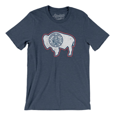 Wyoming State Flag Men/Unisex T-Shirt-Allegiant Goods Co. Vintage Sports Apparel