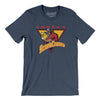 Topeka Scarecrows Hockey Men/Unisex T-Shirt-Heather Navy-Allegiant Goods Co. Vintage Sports Apparel