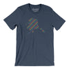 Alaska Pride State Men/Unisex T-Shirt-Heather Navy-Allegiant Goods Co. Vintage Sports Apparel