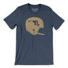 Maryland Vintage Football Helmet Men/Unisex T-Shirt-Heather Navy-Allegiant Goods Co. Vintage Sports Apparel