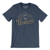 Drink Like a Virginian Men/Unisex T-Shirt-Heather Navy-Allegiant Goods Co. Vintage Sports Apparel