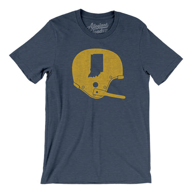 Indiana Vintage Football Helmet Men/Unisex T-Shirt-Allegiant Goods Co. Vintage Sports Apparel