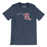 Maryland American Flag Men/Unisex T-Shirt-Allegiant Goods Co. Vintage Sports Apparel