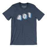 Rhode Island 401 Area Code Men/Unisex T-Shirt-Allegiant Goods Co. Vintage Sports Apparel