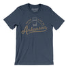 Drink Like an Arkansan Men/Unisex T-Shirt-Heather Navy-Allegiant Goods Co. Vintage Sports Apparel