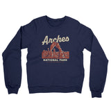 Arches National Park Midweight Crewneck Sweatshirt-Allegiant Goods Co. Vintage Sports Apparel