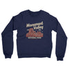 Monument Valley National Park Midweight Crewneck Sweatshirt-Classic Navy-Allegiant Goods Co. Vintage Sports Apparel