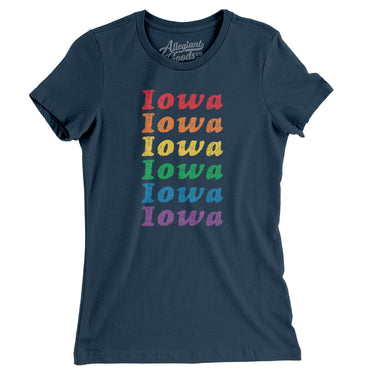 Iowa Pride Women's T-Shirt-Allegiant Goods Co. Vintage Sports Apparel