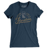 Drink Like a Floridian Women's T-Shirt-Navy-Allegiant Goods Co. Vintage Sports Apparel