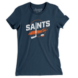 New York Saints Women's T-Shirt-Allegiant Goods Co. Vintage Sports Apparel