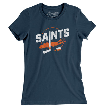 New York Saints Women's T-Shirt-Allegiant Goods Co. Vintage Sports Apparel