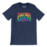 Sacramento California Pride Men/Unisex T-Shirt-Allegiant Goods Co. Vintage Sports Apparel