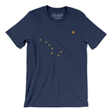 Alaska State Flag Men/Unisex T-Shirt-Navy-Allegiant Goods Co. Vintage Sports Apparel