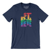 St. Petersburg Florida Pride Men/Unisex T-Shirt-Navy-Allegiant Goods Co. Vintage Sports Apparel