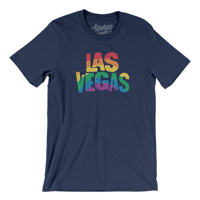 Las Vegas Nevada Pride Men/Unisex T-Shirt-Navy-Allegiant Goods Co. Vintage Sports Apparel