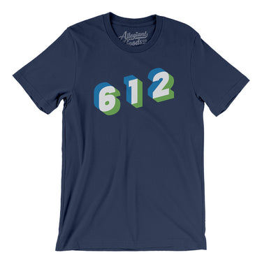 Minneapolis 612 Area Code Men/Unisex T-Shirt-Allegiant Goods Co. Vintage Sports Apparel