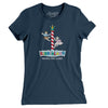 Kiddieland Amusement Park Women's T-Shirt-Navy-Allegiant Goods Co. Vintage Sports Apparel