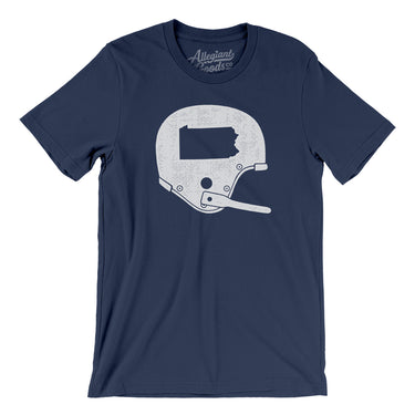 Pennyslvania Vintage Football Helmet Men/Unisex T-Shirt-Allegiant Goods Co. Vintage Sports Apparel