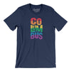 Columbus Ohio Pride Men/Unisex T-Shirt-Navy-Allegiant Goods Co. Vintage Sports Apparel