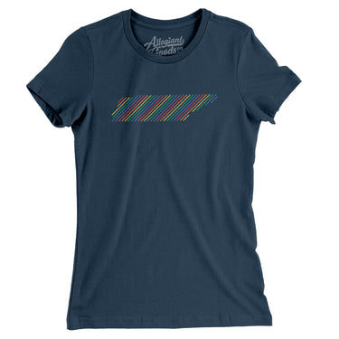 Tennessee Pride State Women's T-Shirt-Allegiant Goods Co. Vintage Sports Apparel