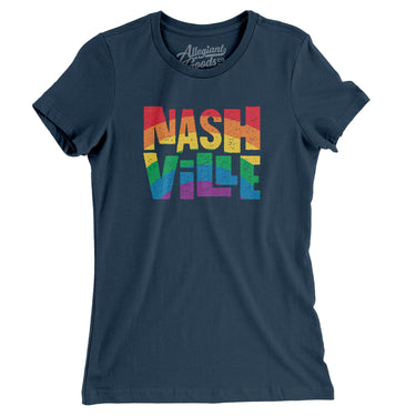 Nashville Tennessee Pride Women's T-Shirt-Allegiant Goods Co. Vintage Sports Apparel