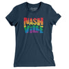 Nashville Tennessee Pride Women's T-Shirt-Navy-Allegiant Goods Co. Vintage Sports Apparel