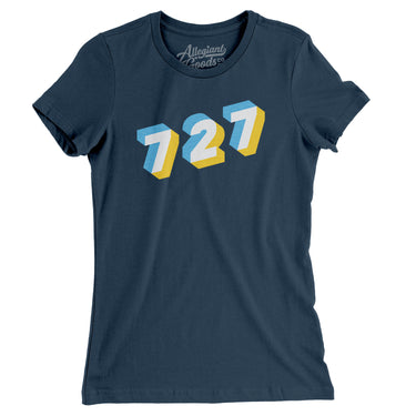 St. Petersburg 727 Area Code Women's T-Shirt-Allegiant Goods Co. Vintage Sports Apparel
