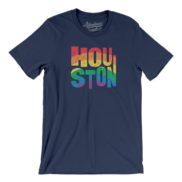 Houston Texas Pride Men/Unisex T-Shirt-Allegiant Goods Co. Vintage Sports Apparel
