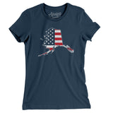 Alaska American Flag Women's T-Shirt-Allegiant Goods Co. Vintage Sports Apparel