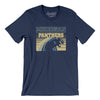 Michigan Panthers Football Men/Unisex T-Shirt-Navy-Allegiant Goods Co. Vintage Sports Apparel