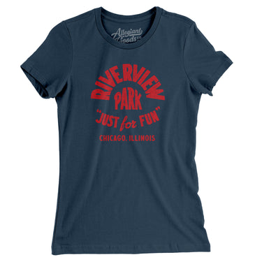Riverview Park Amusement Park Badge Women's T-Shirt-Allegiant Goods Co. Vintage Sports Apparel