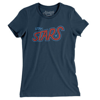 Utah Stars Basketball Women's T-Shirt-Allegiant Goods Co. Vintage Sports Apparel