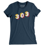 Denver 303 Area Code Women's T-Shirt-Allegiant Goods Co. Vintage Sports Apparel