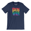 Denver Colorado Pride Men/Unisex T-Shirt-Navy-Allegiant Goods Co. Vintage Sports Apparel