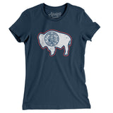 Wyoming State Flag Women's T-Shirt-Allegiant Goods Co. Vintage Sports Apparel