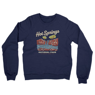 Hot Springs National Park Midweight Crewneck Sweatshirt-Allegiant Goods Co. Vintage Sports Apparel