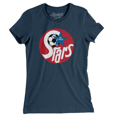 St. Louis Stars Soccer Women's T-Shirt-Allegiant Goods Co. Vintage Sports Apparel