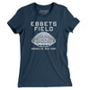 Ebbets Field Women's T-Shirt-Navy-Allegiant Goods Co. Vintage Sports Apparel