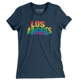 Los Angeles California Pride Women's T-Shirt-Allegiant Goods Co. Vintage Sports Apparel