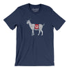 #12 GOAT Men/Unisex T-Shirt-Navy-Allegiant Goods Co. Vintage Sports Apparel