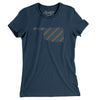 Oklahoma Pride State Women's T-Shirt-Navy-Allegiant Goods Co. Vintage Sports Apparel