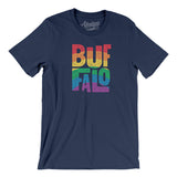 Buffalo New York Pride Men/Unisex T-Shirt-Allegiant Goods Co. Vintage Sports Apparel