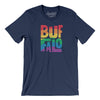 Buffalo New York Pride Men/Unisex T-Shirt-Navy-Allegiant Goods Co. Vintage Sports Apparel